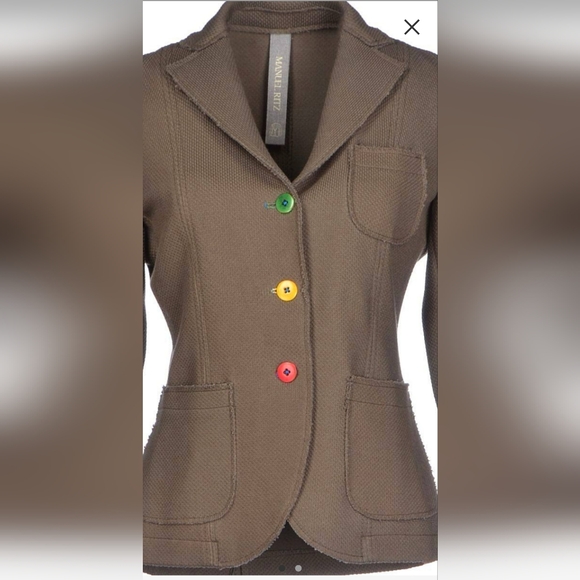 Manuel Ritz Stretch Blazer Size 4 - RARE! - Picture 3 of 3